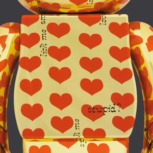 BEARBRICK 100% 400% AMPLIFIER GOLD HEART