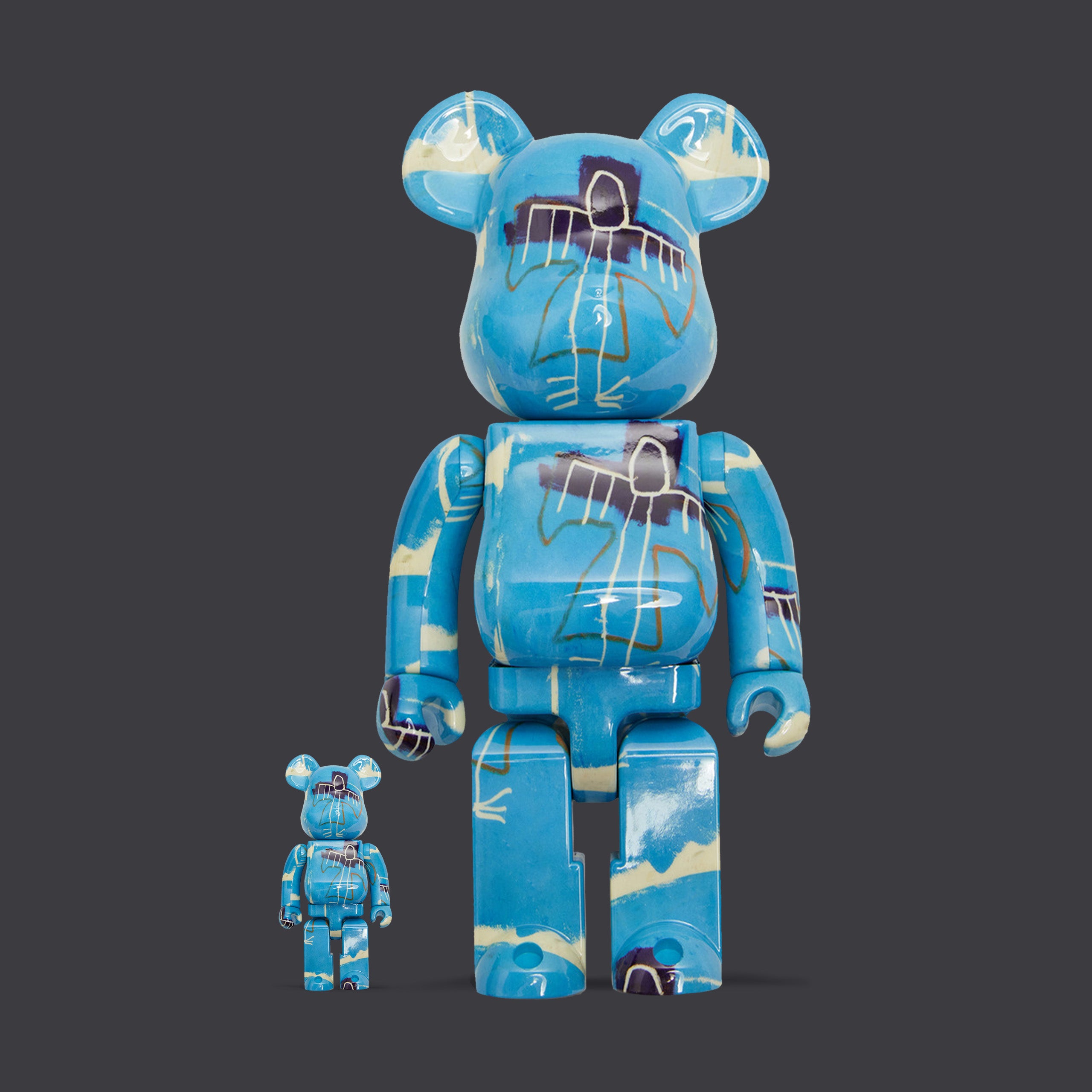 DLYNR BEARBRICK 100% 400% JEAN-MICHEL BASQUIAT #9 – Dolly Noire