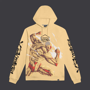 Armored Titan Hoodie Beige