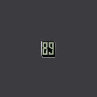 89 Pin Black