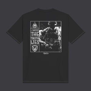 The Truth Lies Tee Grey