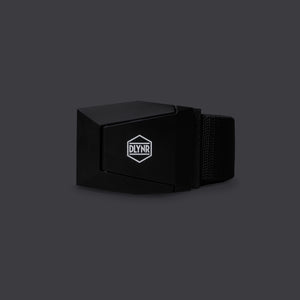DLYNR Polygonal Buckle Belt Black