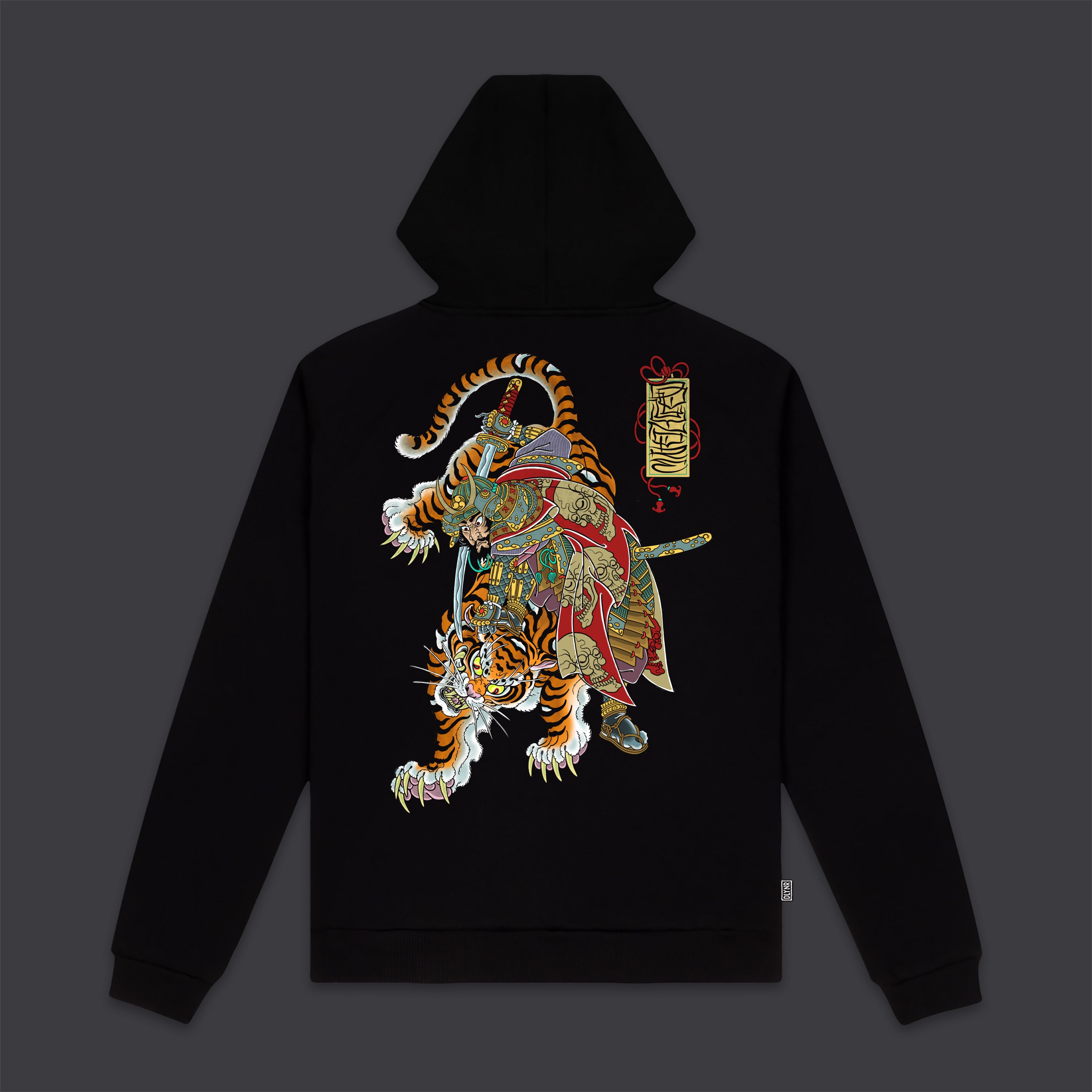 DLYNR Tiger and Soldier Hoodie Black – Dolly Noire