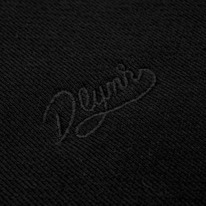 Signature Embroidery Crewneck Black