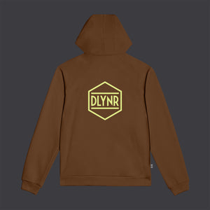 Logo Back Hoodie Brown