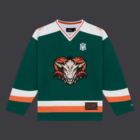 Blur Hockey Crewneck Forest Green