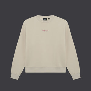 Dragon Scroll Crewneck Beige