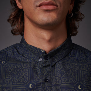 Summoners Rift Map Shirt Deep Blue