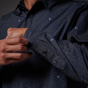 Summoners Rift Map Shirt Deep Blue