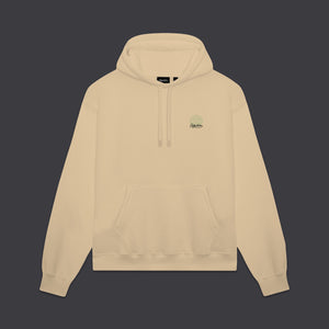 The Green Man Hoodie Beige