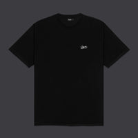 Signature Embroidery Tee Black
