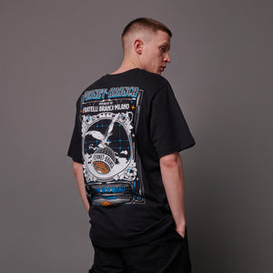 Sci-fi Eagle Poster Tee Black