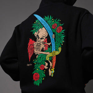 Asso di Spade Hoodie Black