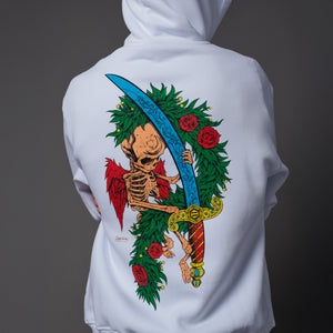 Asso di Spade Hoodie White