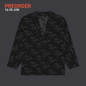 BLUR Horses Kimono