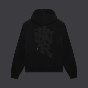 DLYNR Brushstroke Hoodie Black