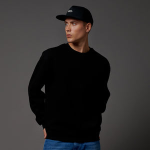 DLYNR Swirl Crewneck Black