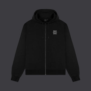 Dolly Noire Kanban Zip Hoodie Black