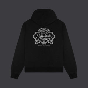 Dolly Noire Kanban Zip Hoodie Black
