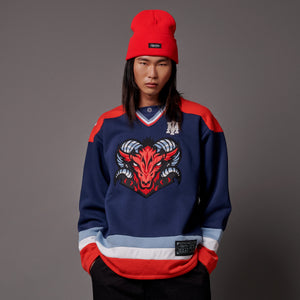 GOAT Hockey Crewneck Midnight Blue
