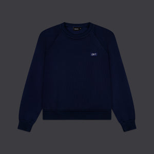 Mesh Crewneck Midnight Blue