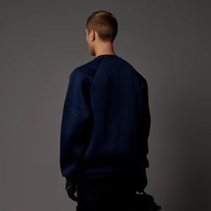 Mesh Crewneck Midnight Blue