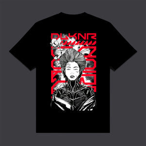 Metal Gheisha Tee Black