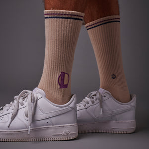 LOL Socks Beige