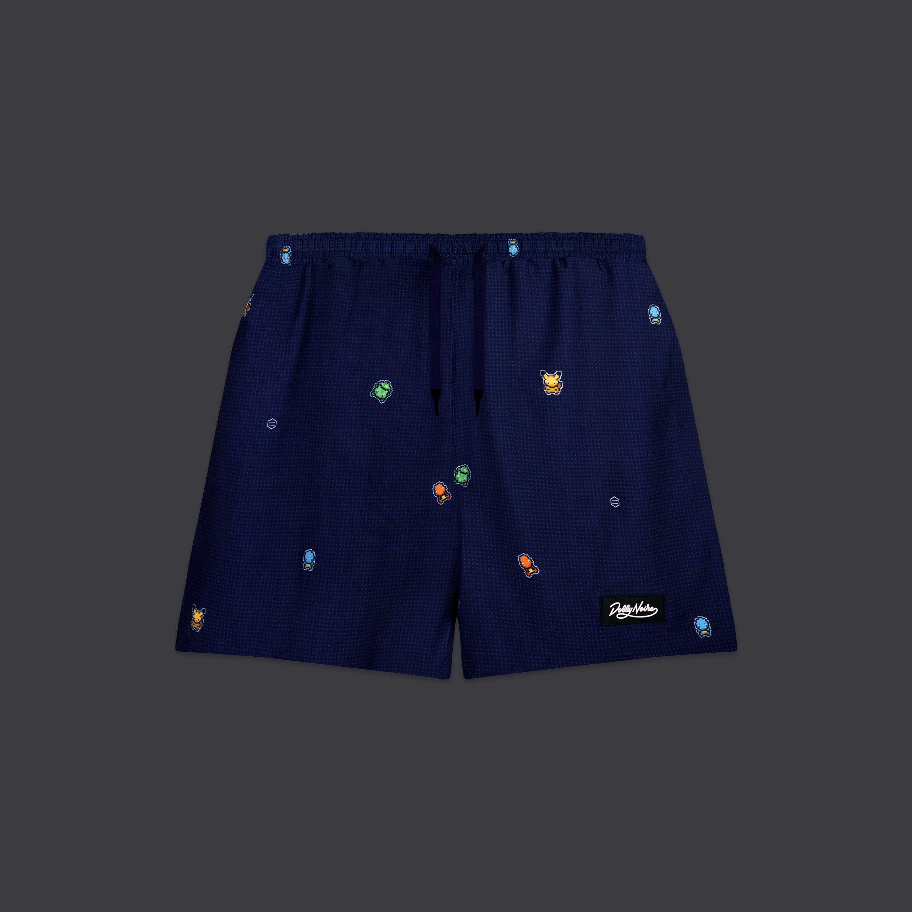 Dolly Noire / Pokémon Starters Pattern Swimshorts