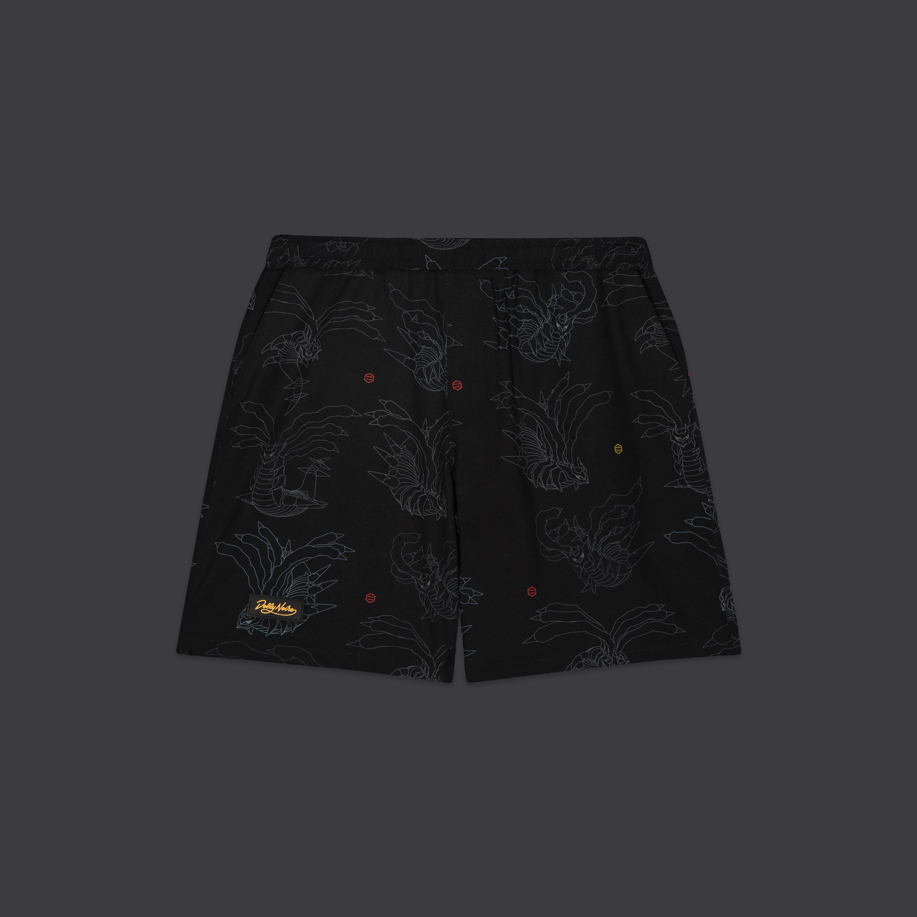 Dolly Noire / Pokémon Sinnoh Region Giratina Pattern Techno Shorts