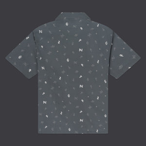 DLYNR Unown Pattern Bowling Shirt