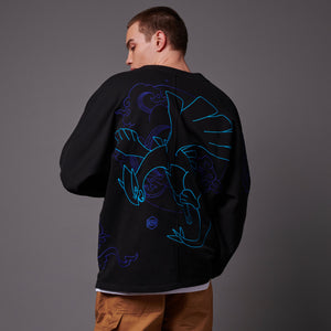 Lugia Kimono Sweatshirt Black