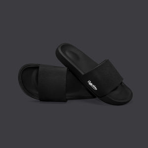 3D Monogram Slippers Black