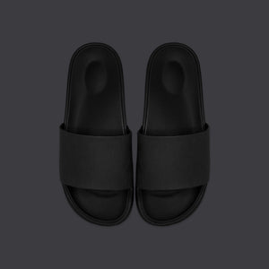 3D Monogram Slippers Black