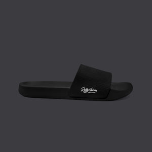 3D Monogram Slippers Black