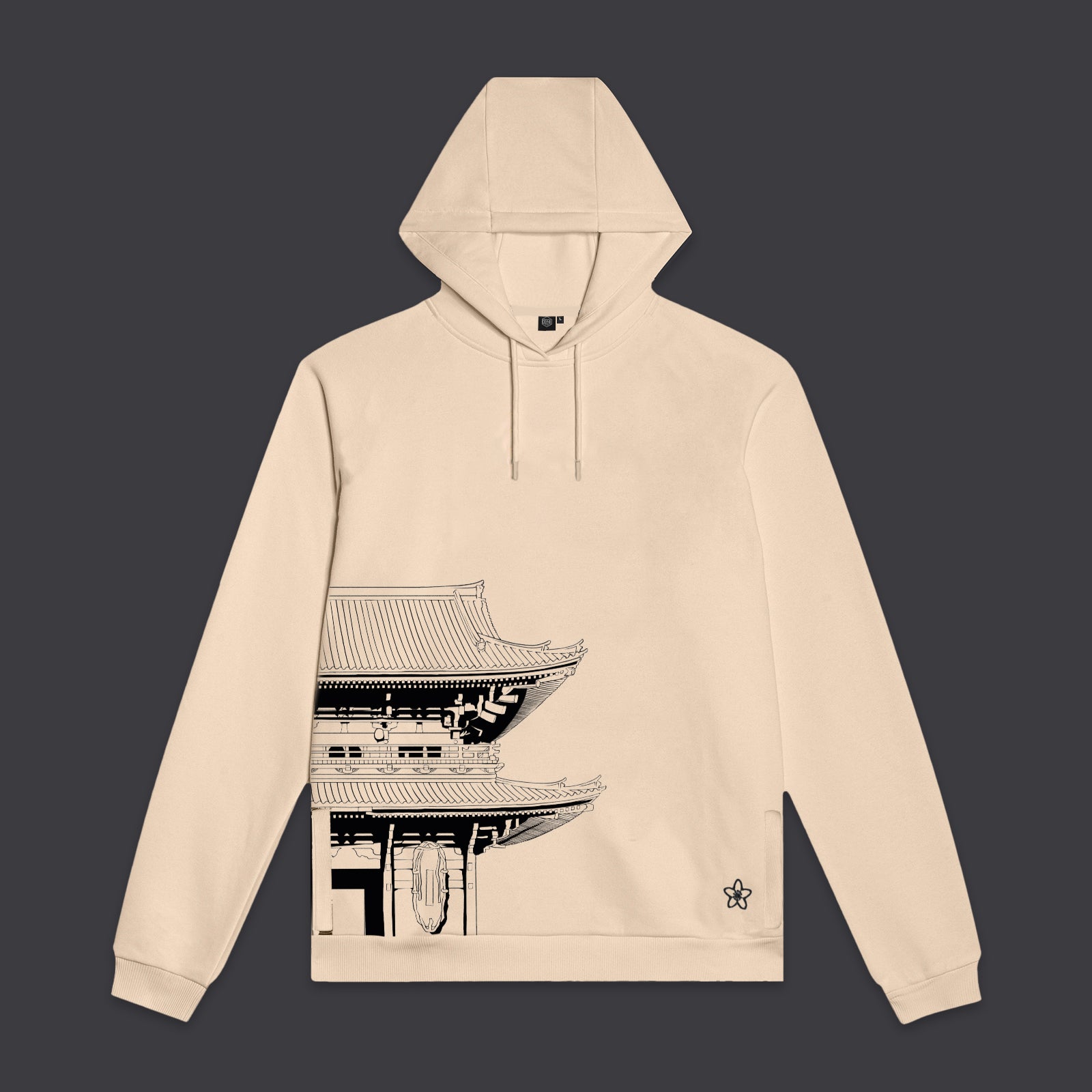 BENCH Tokyo Over Hoodie Beige