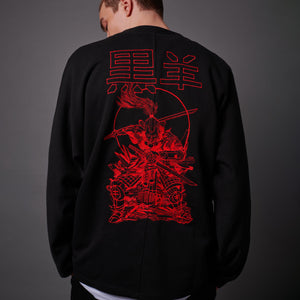 Miyamoto Musashi Outline Kimono Sweathirt