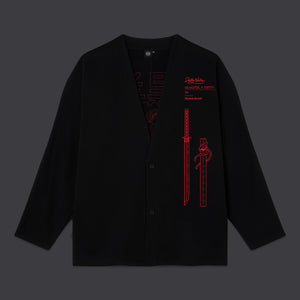 Miyamoto Musashi Outline Kimono Sweathirt
