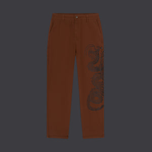 Snake Carpenter Pants Beige