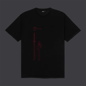 Miyamoto Musashi Outline Tee Black