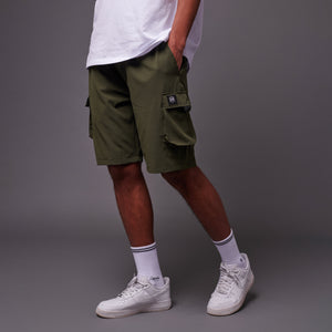 Techno Cargo Shorts Forest Night