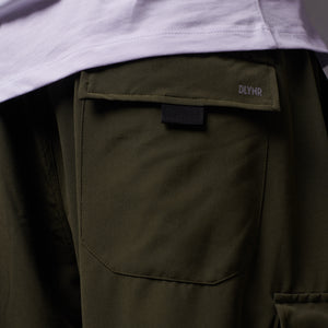 Techno Cargo Shorts Forest Night