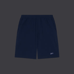 Seersucker Jogger Shorts Blue
