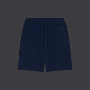 Seersucker Jogger Shorts Blue