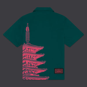 Bench Tokyo Bowling Shirt Teal