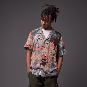 Barong and Rangda Bowling Shirt