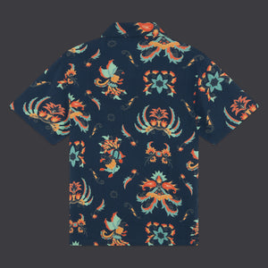 Traditional Batik Bowling Shirt
