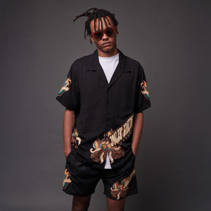 Harmony Batik Bowling Shirt