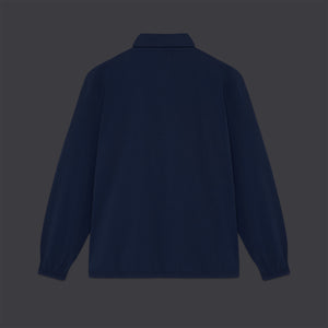 Seersucker Full-zip Sweatshirt Blue