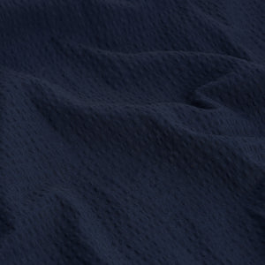 Seersucker Full-zip Sweatshirt Blue